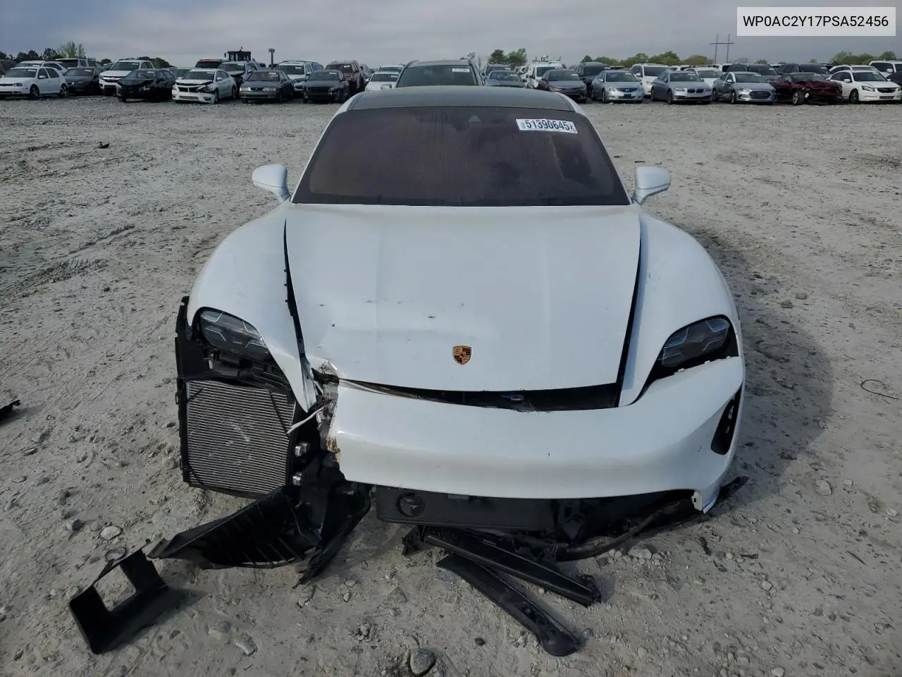 2023 Porsche Taycan Turbo VIN: WP0AC2Y17PSA52456 Lot: 51390645