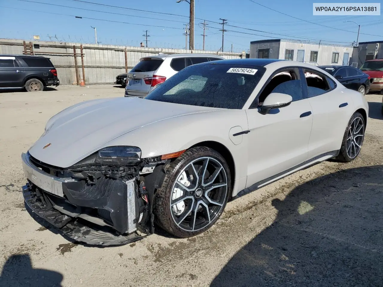 2023 Porsche Taycan VIN: WP0AA2Y16PSA13881 Lot: 56529245