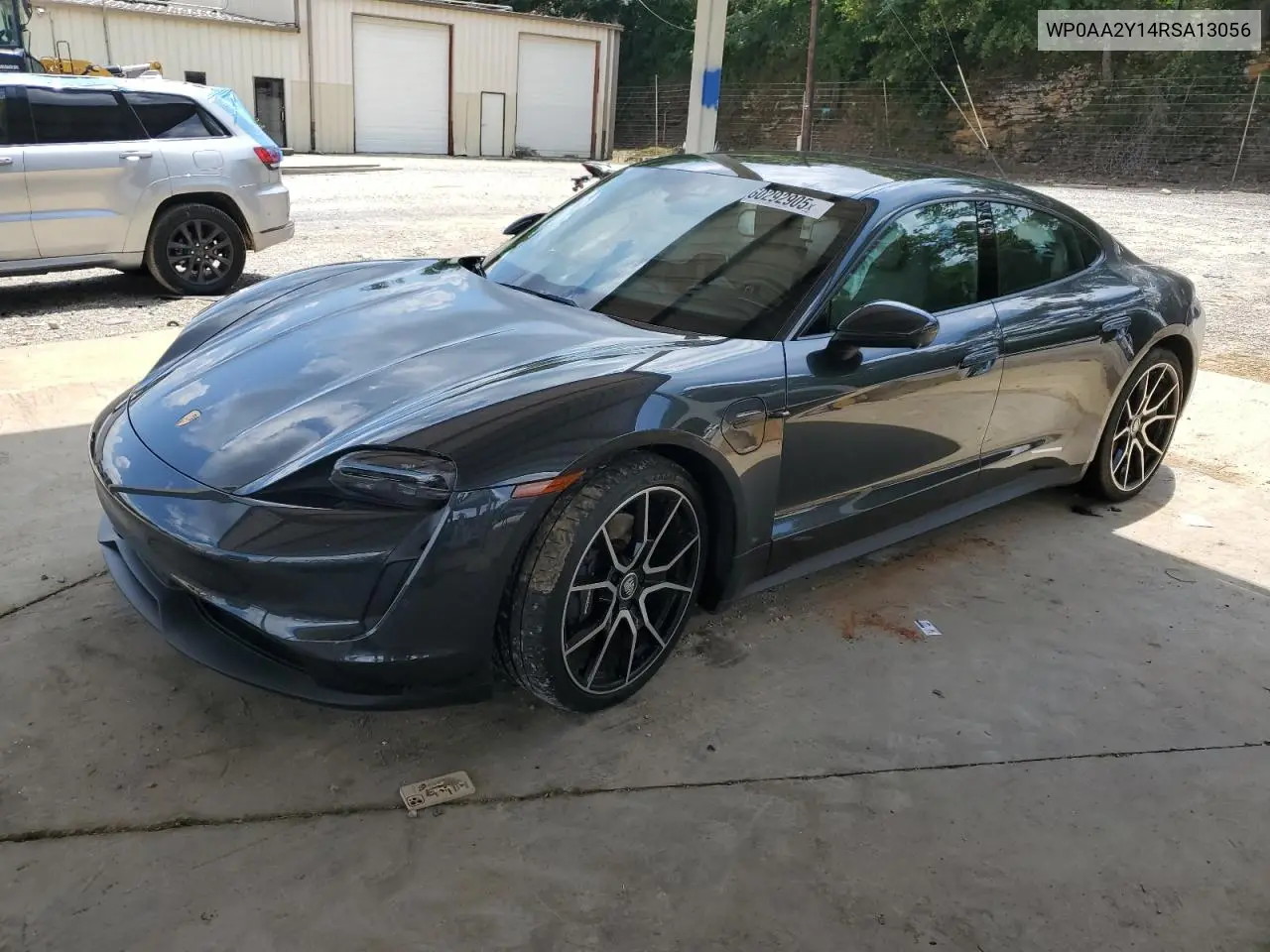 2024 Porsche Taycan VIN: WP0AA2Y14RSA13056 Lot: 60292905
