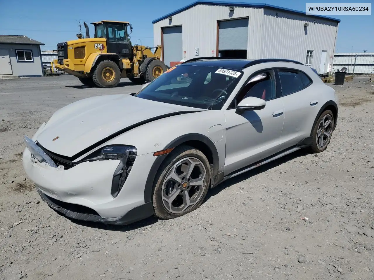 2024 Porsche Taycan Cross Turismo 4 VIN: WP0BA2Y10RSA60234 Lot: 60301435