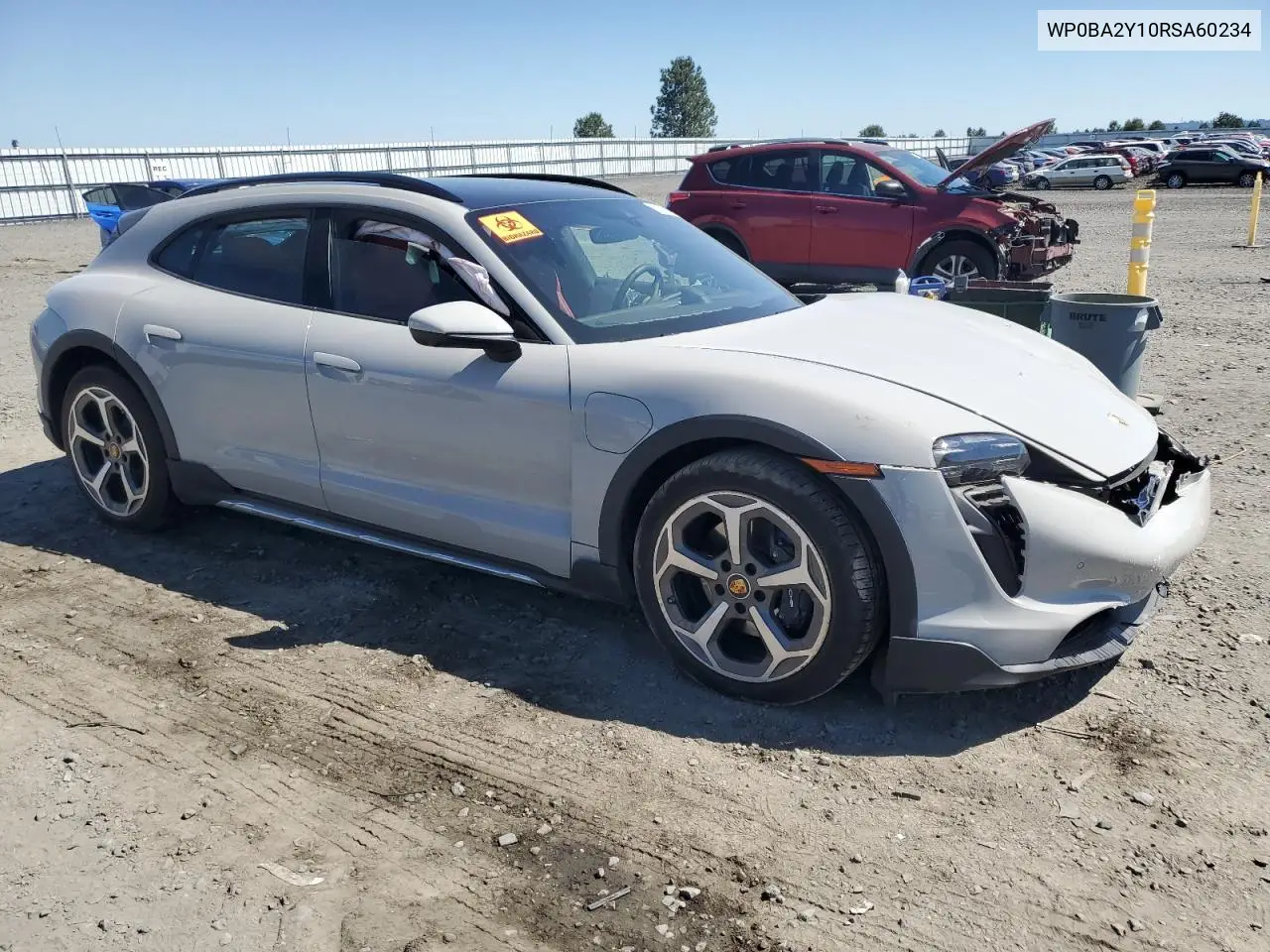 2024 Porsche Taycan Cross Turismo 4 VIN: WP0BA2Y10RSA60234 Lot: 60301435