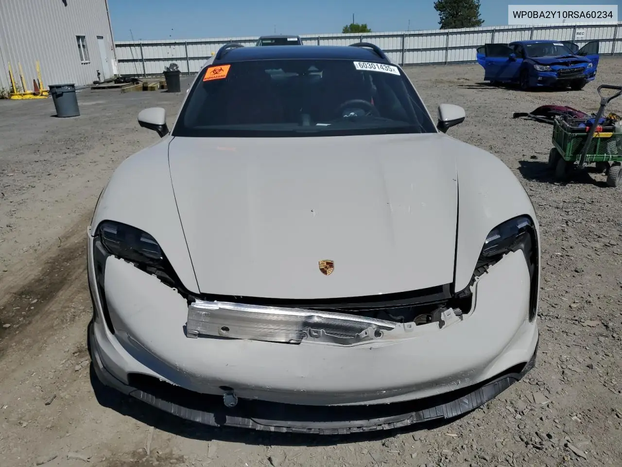 2024 Porsche Taycan Cross Turismo 4 VIN: WP0BA2Y10RSA60234 Lot: 60301435