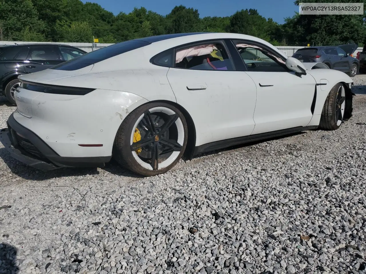 2024 Porsche Taycan Turbo VIN: WP0AC2Y13RSA52327 Lot: 61953245
