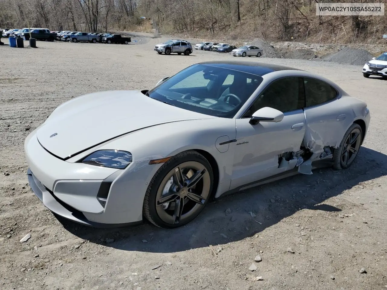 2025 Porsche Taycan Turbo VIN: WP0AC2Y10SSA55272 Lot: 53610875