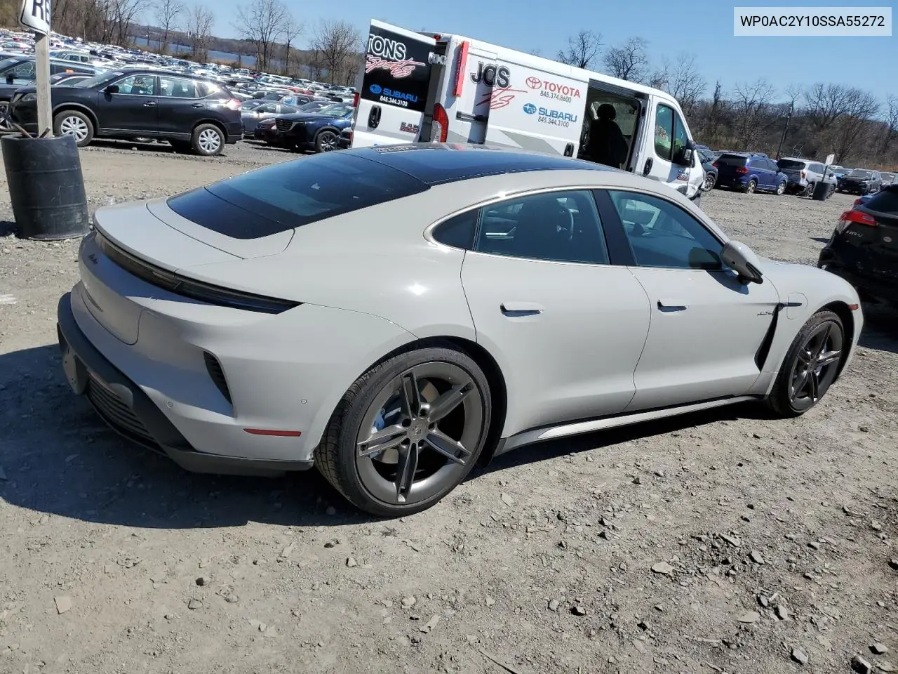 2025 Porsche Taycan Turbo VIN: WP0AC2Y10SSA55272 Lot: 53610875