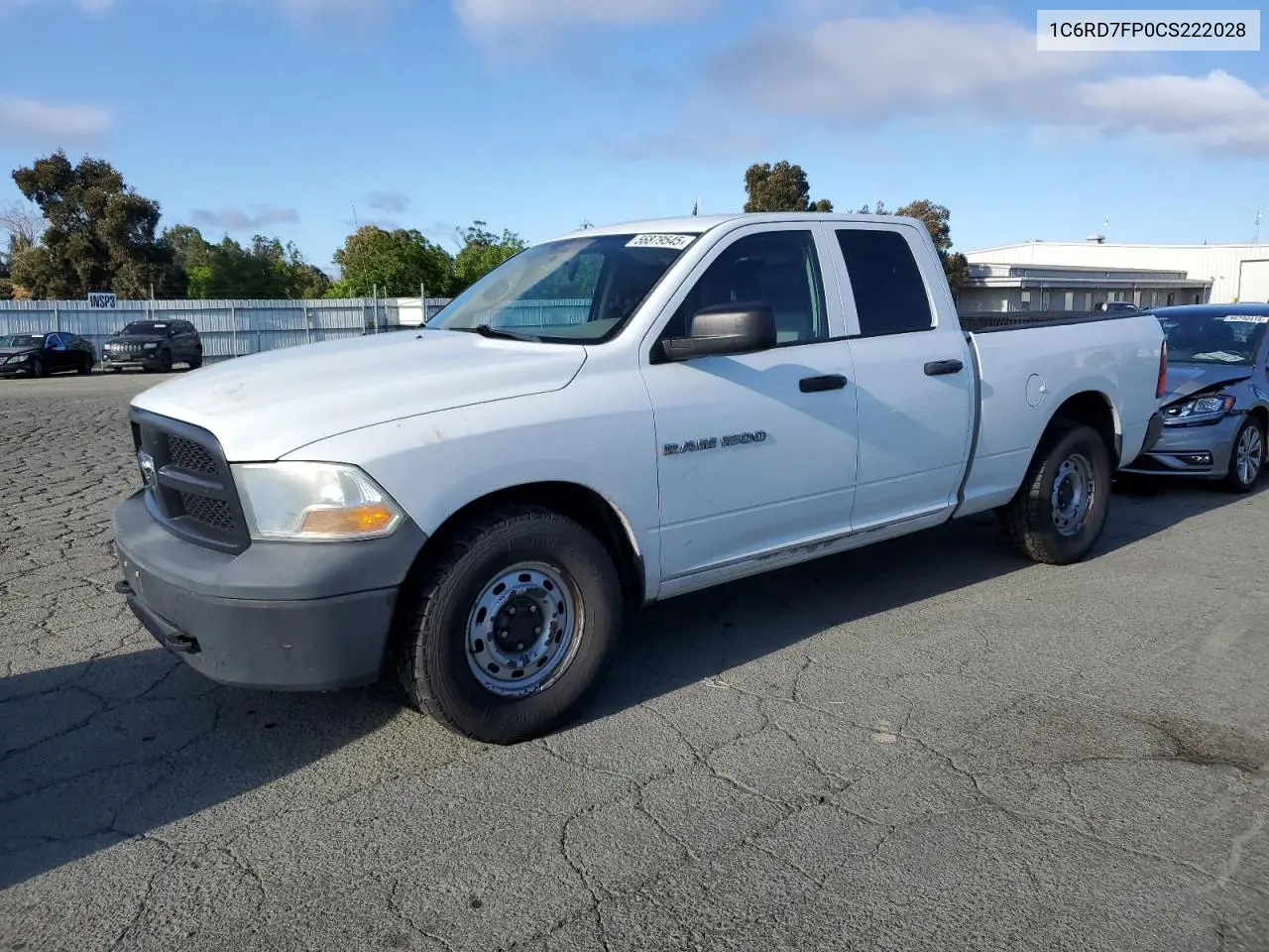 2012 Dodge Ram 1500 St VIN: 1C6RD7FP0CS222028 Lot: 56879545