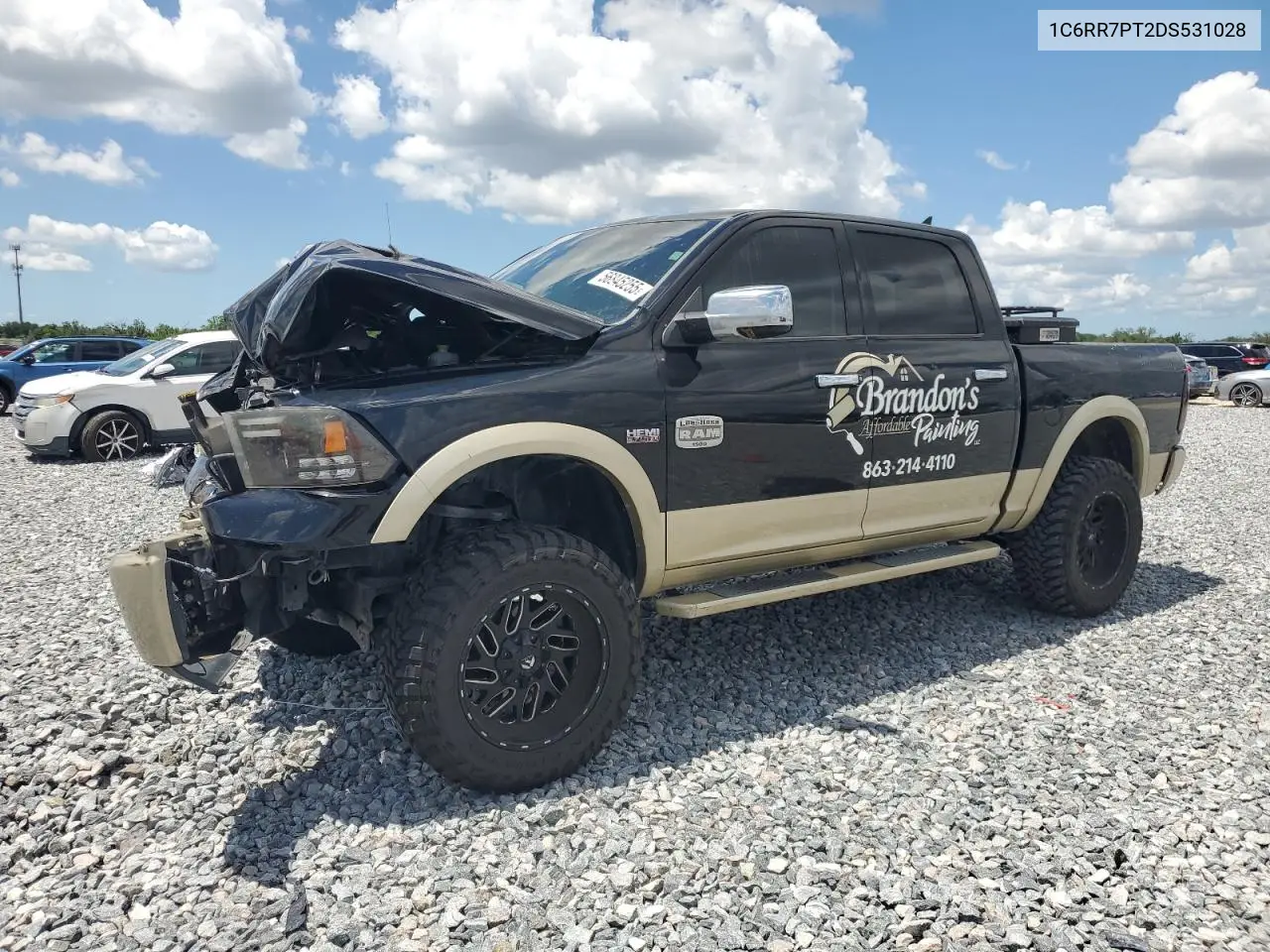 2013 Ram 1500 Longhorn VIN: 1C6RR7PT2DS531028 Lot: 56845255