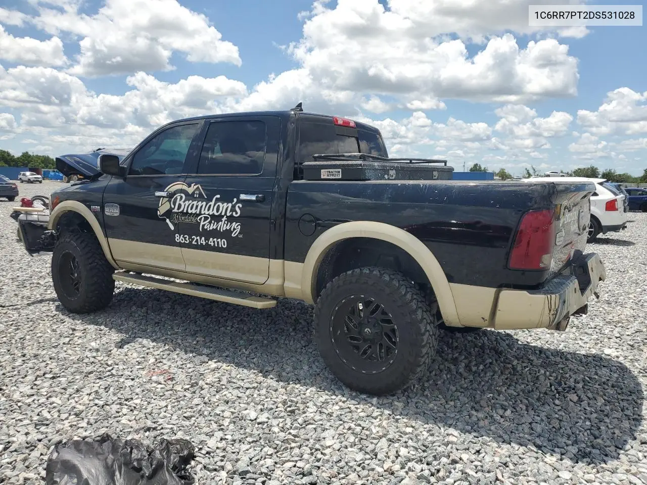 2013 Ram 1500 Longhorn VIN: 1C6RR7PT2DS531028 Lot: 56845255