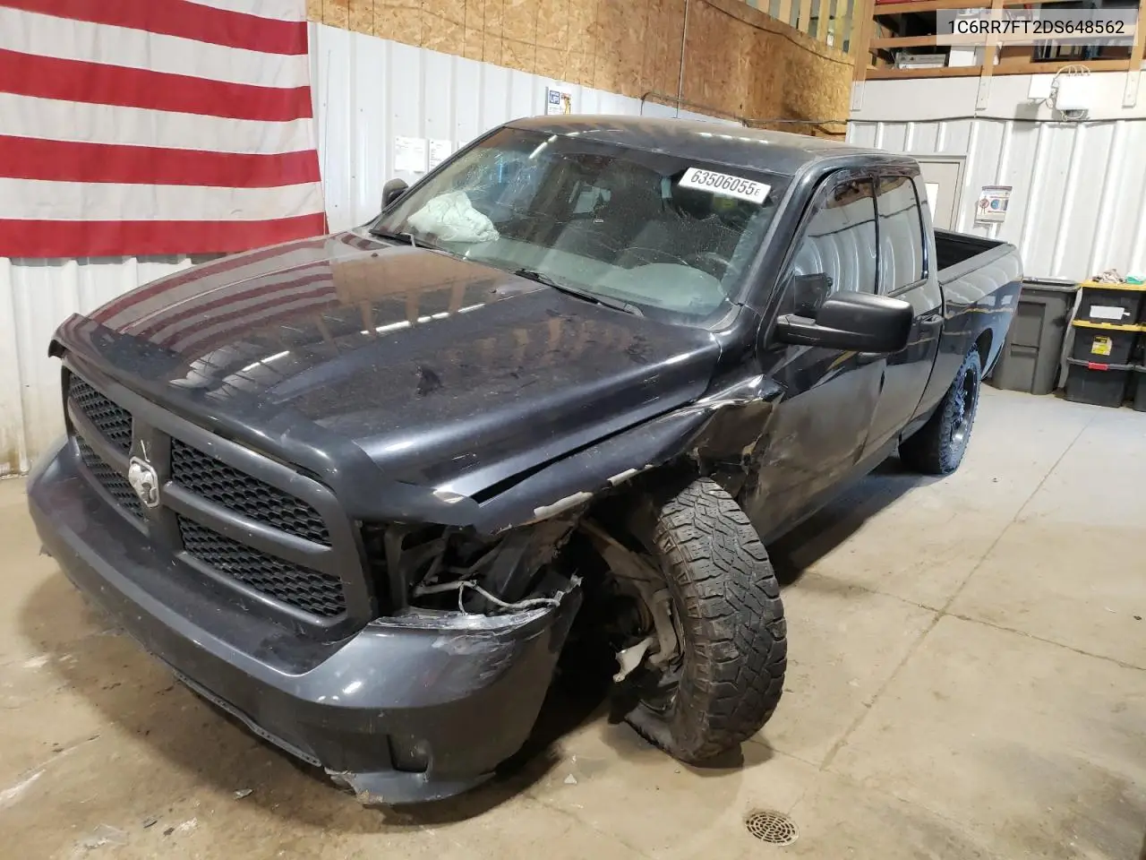 2013 Ram 1500 St VIN: 1C6RR7FT2DS648562 Lot: 63506055