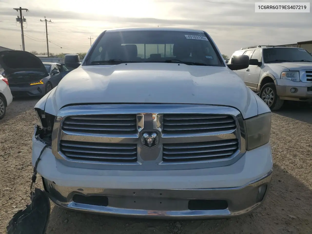 2014 Ram 1500 Slt VIN: 1C6RR6GT9ES407219 Lot: 49103135