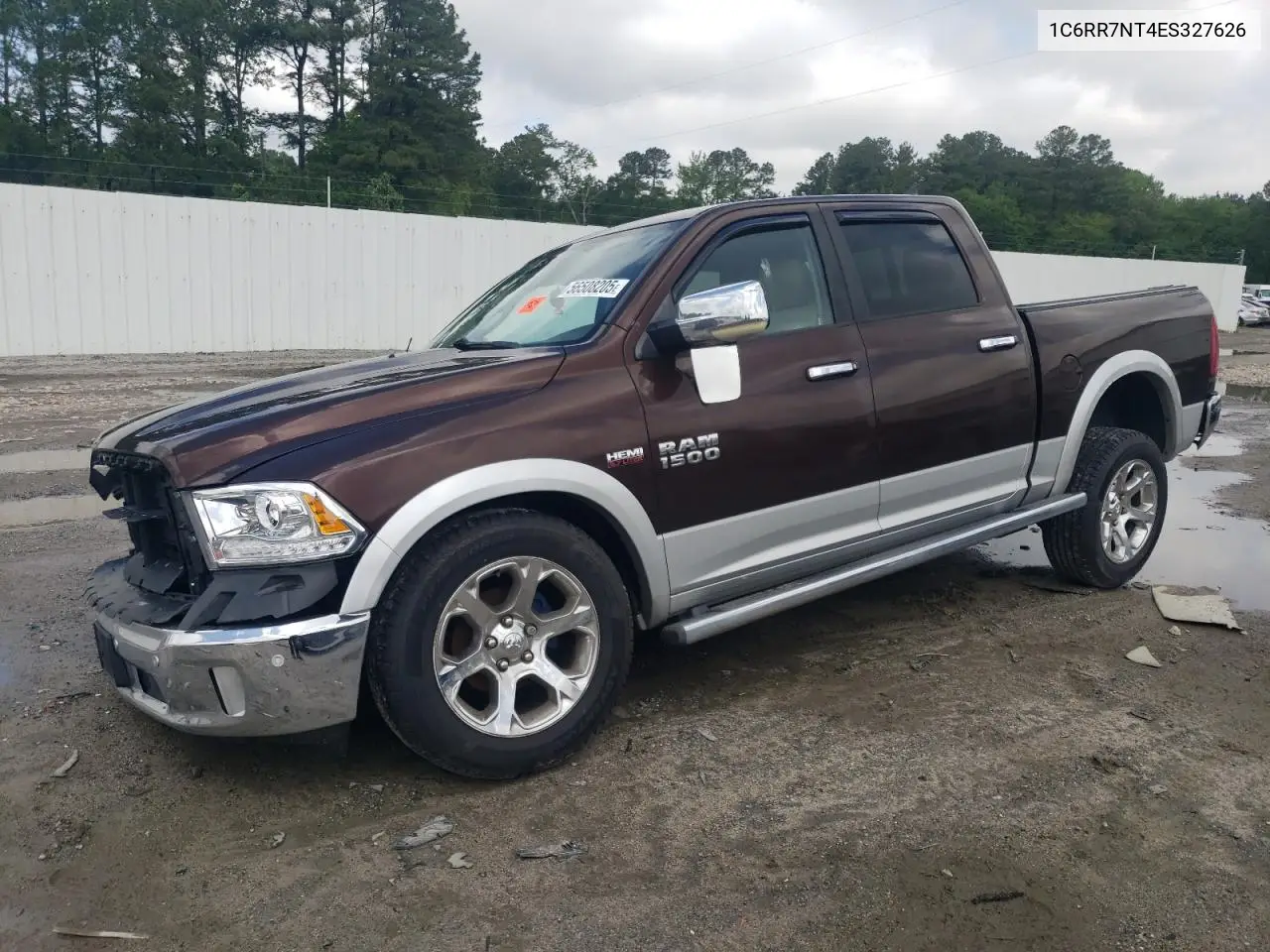 2014 Ram 1500 Laramie VIN: 1C6RR7NT4ES327626 Lot: 56508205