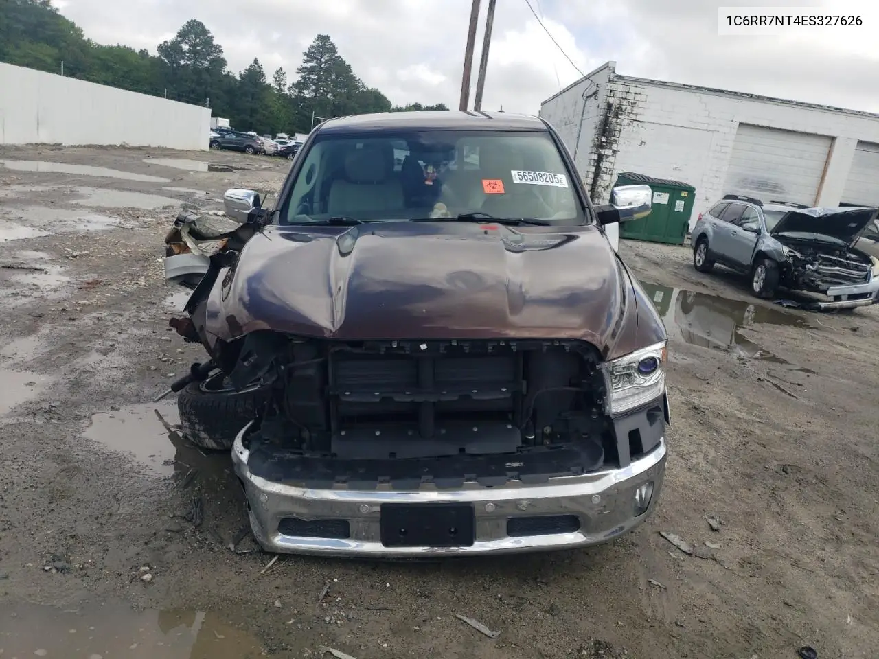 2014 Ram 1500 Laramie VIN: 1C6RR7NT4ES327626 Lot: 56508205