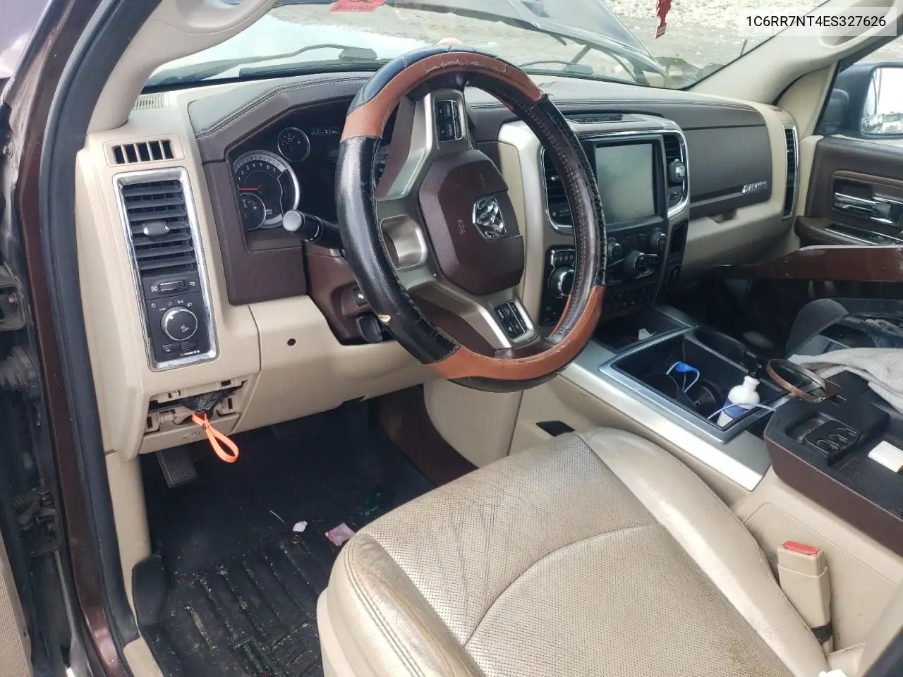 2014 Ram 1500 Laramie VIN: 1C6RR7NT4ES327626 Lot: 56508205