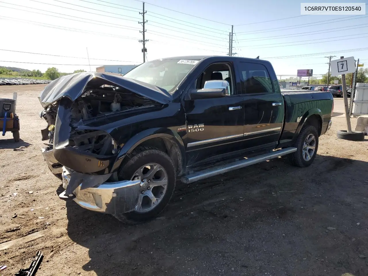 2014 Ram 1500 Laramie VIN: 1C6RR7VT0ES120540 Lot: 56729755