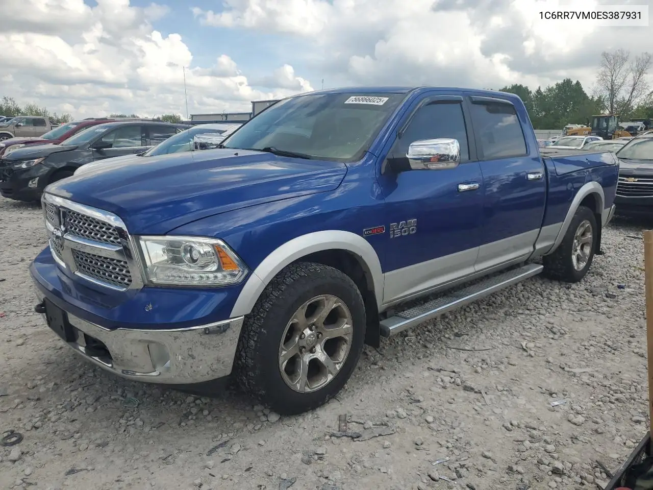 2014 Ram 1500 Laramie VIN: 1C6RR7VM0ES387931 Lot: 56866025