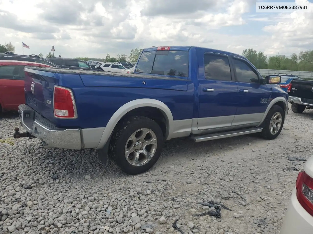 2014 Ram 1500 Laramie VIN: 1C6RR7VM0ES387931 Lot: 56866025