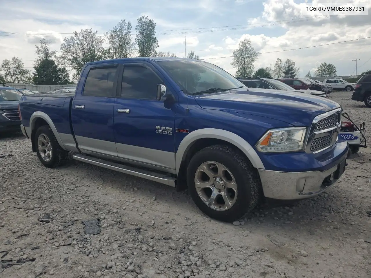 2014 Ram 1500 Laramie VIN: 1C6RR7VM0ES387931 Lot: 56866025