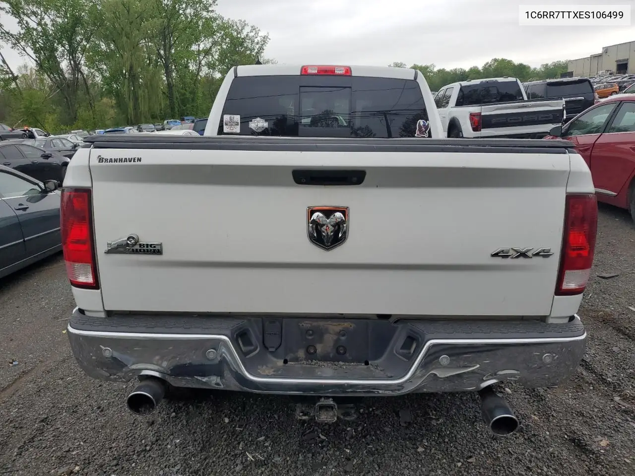 2014 Ram 1500 Slt VIN: 1C6RR7TTXES106499 Lot: 56936785