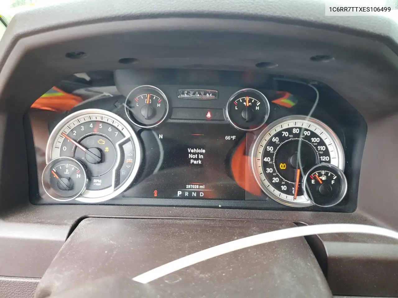 2014 Ram 1500 Slt VIN: 1C6RR7TTXES106499 Lot: 56936785