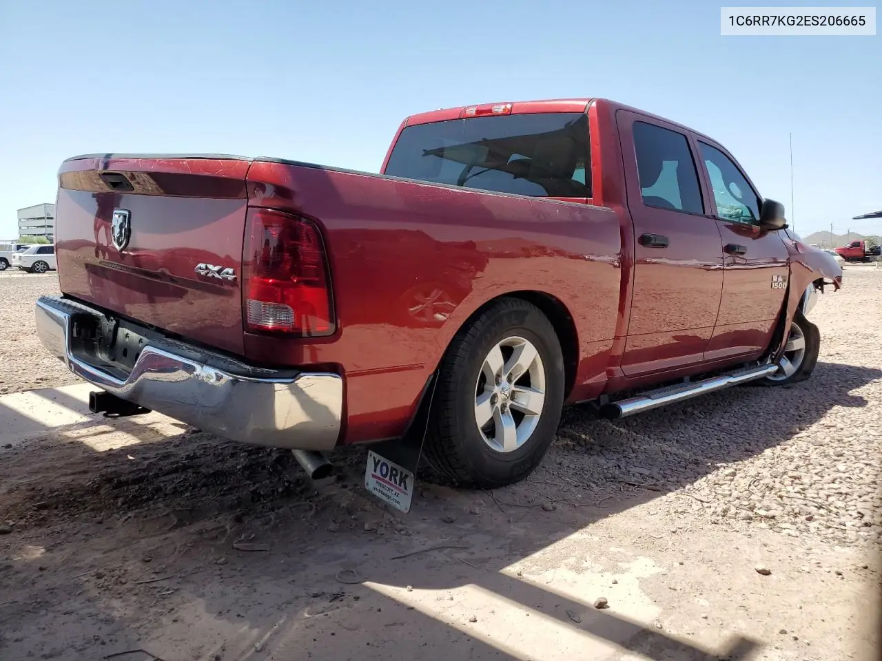 2014 Ram 1500 St VIN: 1C6RR7KG2ES206665 Lot: 57115255