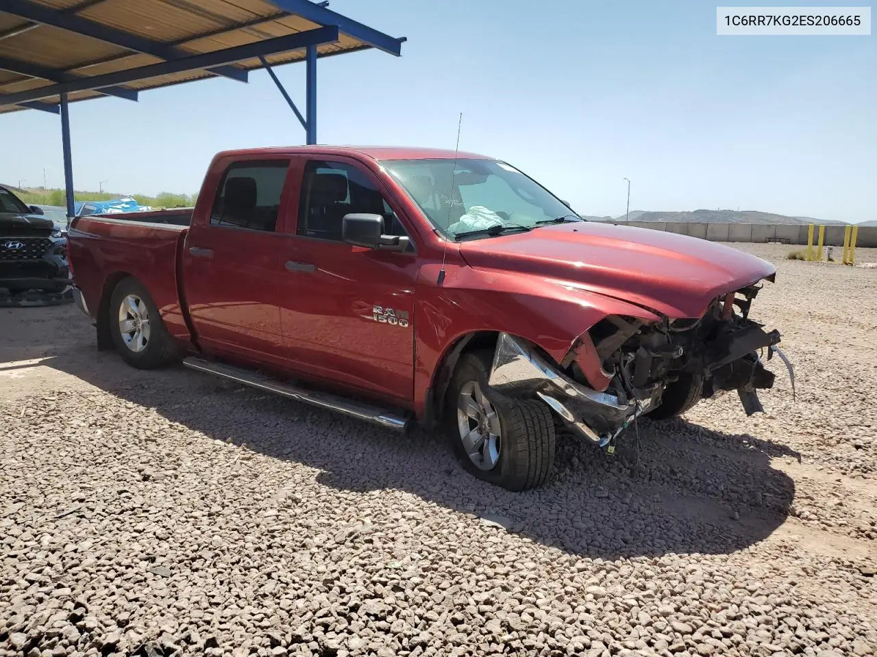 2014 Ram 1500 St VIN: 1C6RR7KG2ES206665 Lot: 57115255