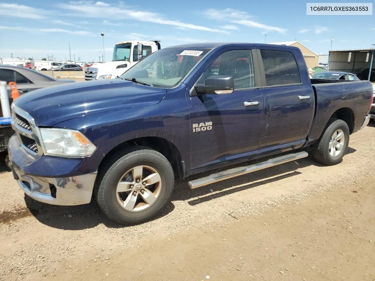 2014 Ram 1500 Slt VIN: 1C6RR7LGXES363553 Lot: 62200365