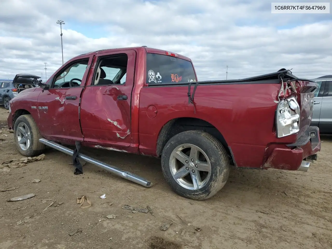 2015 Ram 1500 St VIN: 1C6RR7KT4FS647969 Lot: 53108795