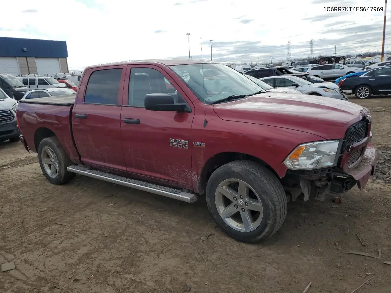 2015 Ram 1500 St VIN: 1C6RR7KT4FS647969 Lot: 53108795