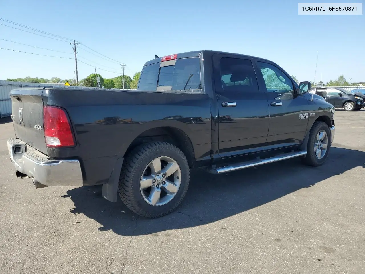 2015 Ram 1500 Slt VIN: 1C6RR7LT5FS670871 Lot: 56723625