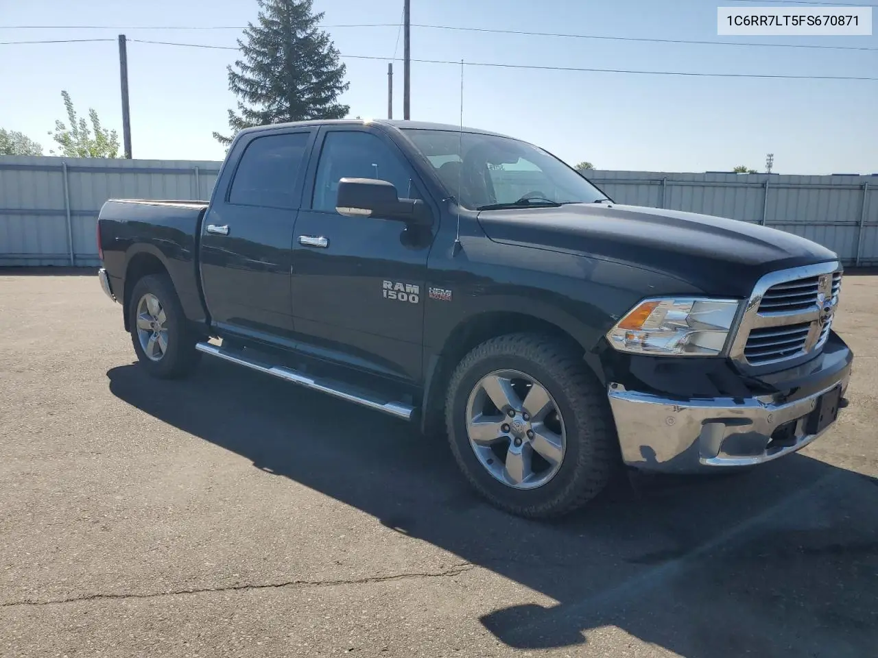 2015 Ram 1500 Slt VIN: 1C6RR7LT5FS670871 Lot: 56723625