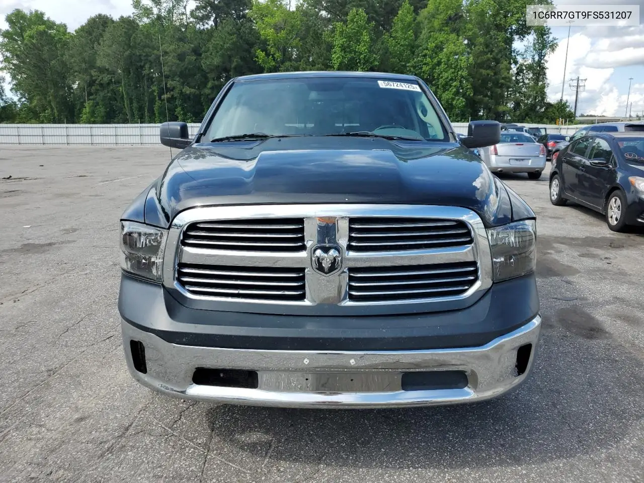 2015 Ram 1500 Slt VIN: 1C6RR7GT9FS531207 Lot: 56724125