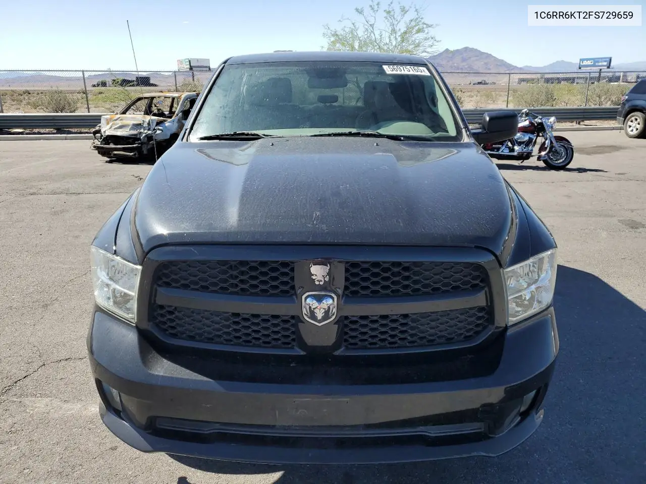 2015 Ram 1500 St VIN: 1C6RR6KT2FS729659 Lot: 56975165