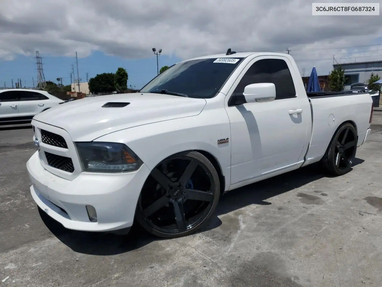 2015 Ram 1500 Sport VIN: 3C6JR6CT8FG687324 Lot: 56992605