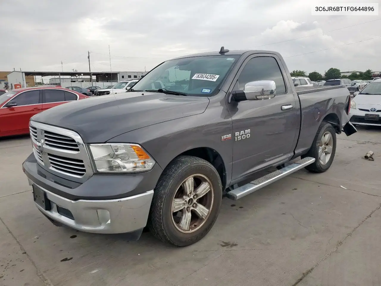 2015 Ram 1500 Slt VIN: 3C6JR6BT1FG644896 Lot: 63634205