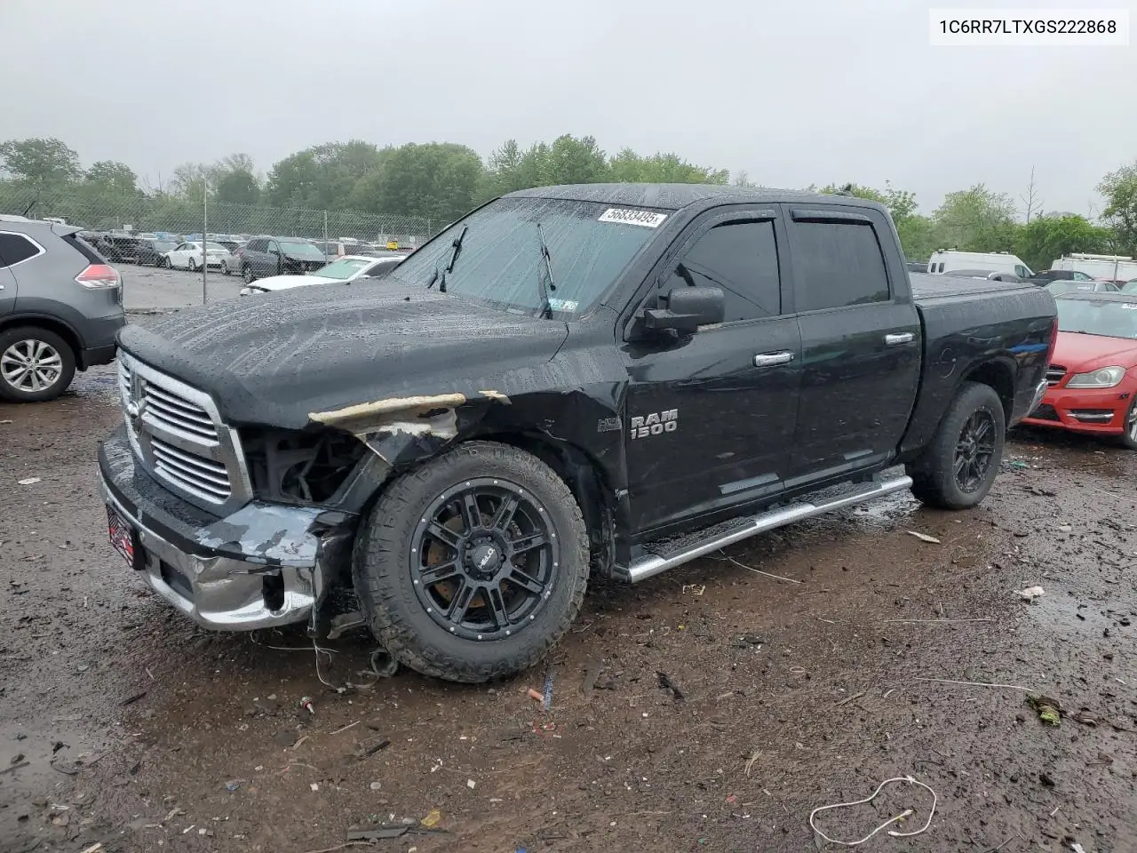 2016 Ram 1500 Slt VIN: 1C6RR7LTXGS222868 Lot: 56833495