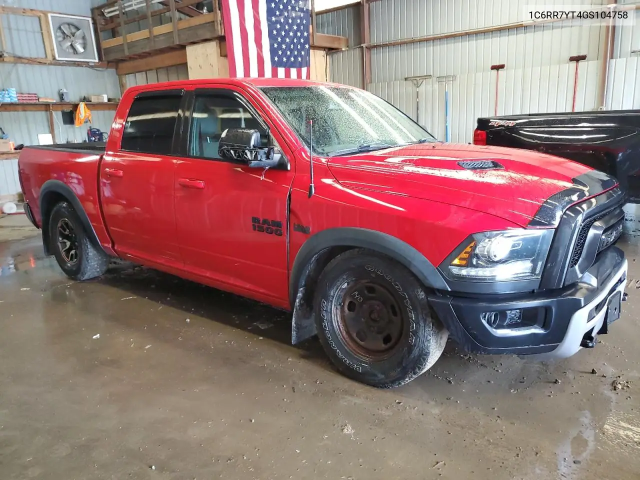 2016 Ram 1500 Rebel VIN: 1C6RR7YT4GS104758 Lot: 57092725