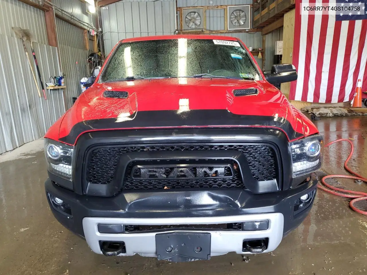 2016 Ram 1500 Rebel VIN: 1C6RR7YT4GS104758 Lot: 57092725