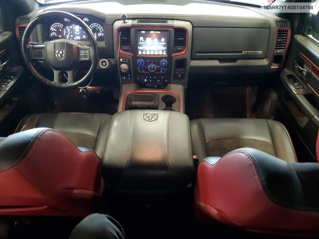 2016 Ram 1500 Rebel VIN: 1C6RR7YT4GS104758 Lot: 57092725