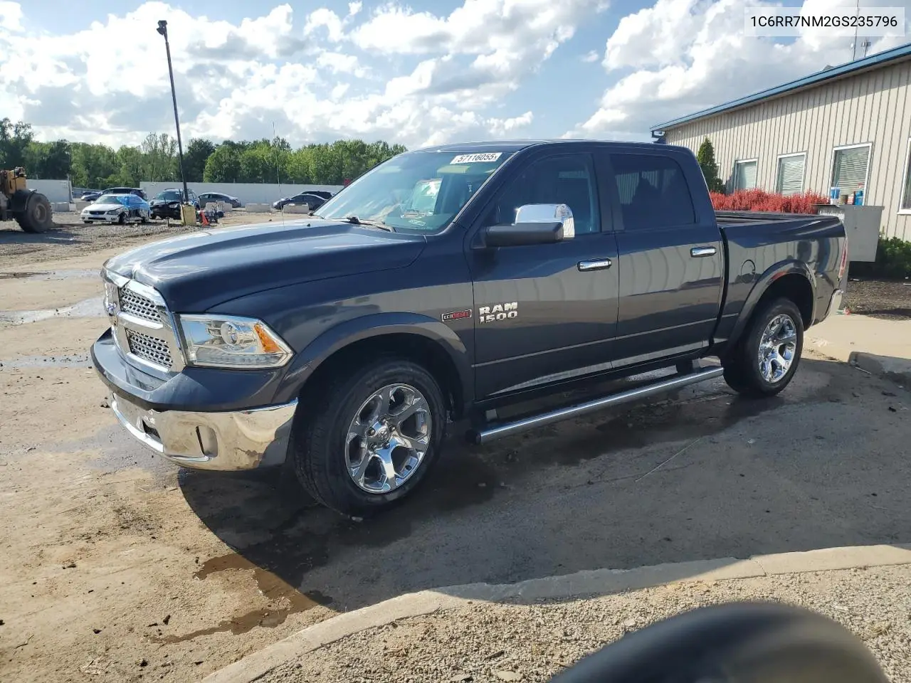 2016 Ram 1500 Laramie VIN: 1C6RR7NM2GS235796 Lot: 57116055