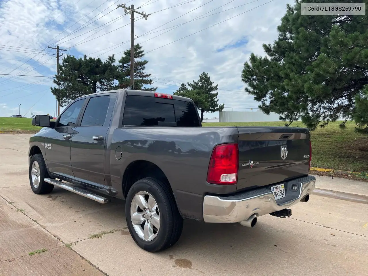 2016 Ram 1500 Slt VIN: 1C6RR7LT8GS259790 Lot: 63858545