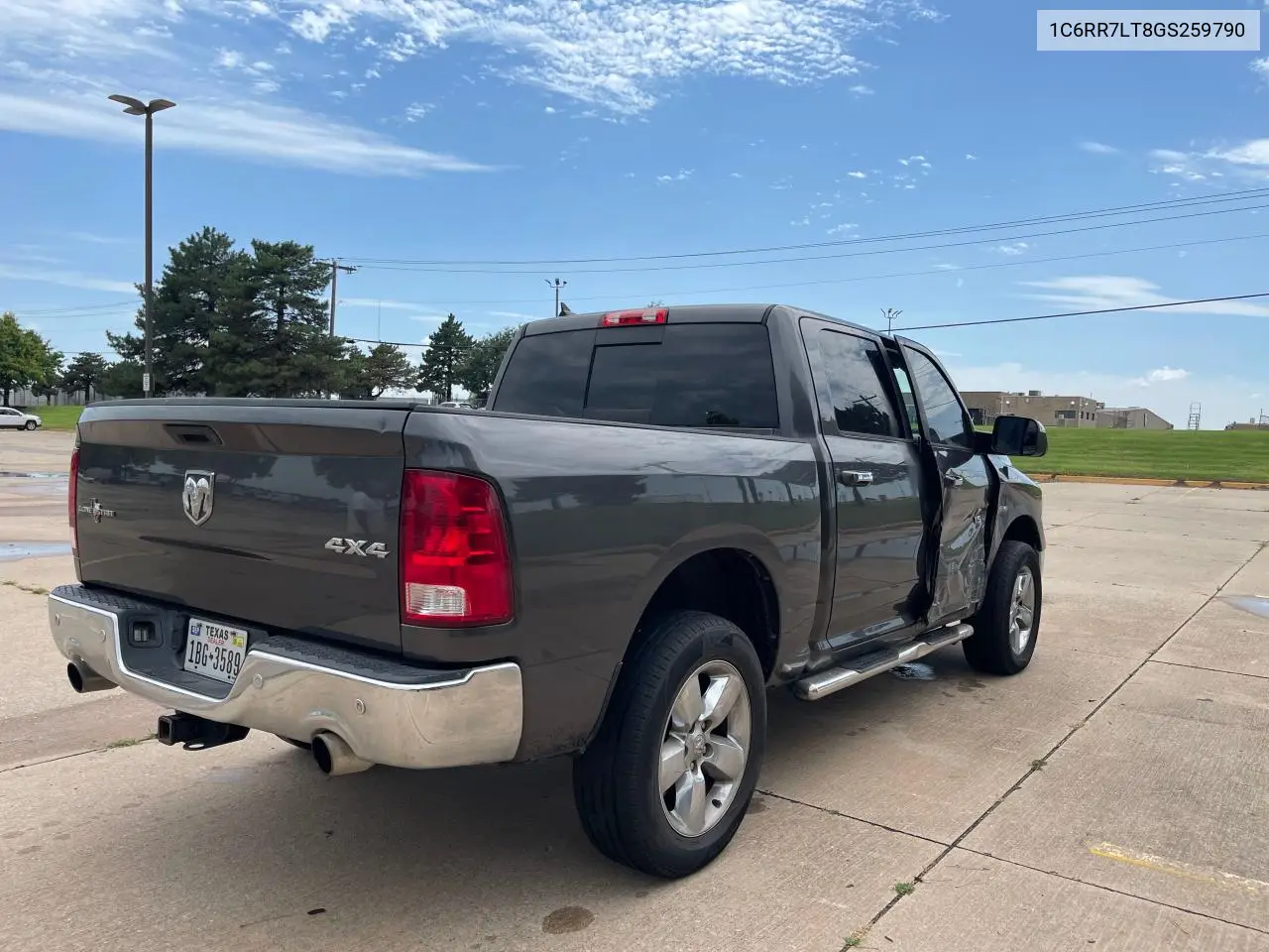 2016 Ram 1500 Slt VIN: 1C6RR7LT8GS259790 Lot: 63858545