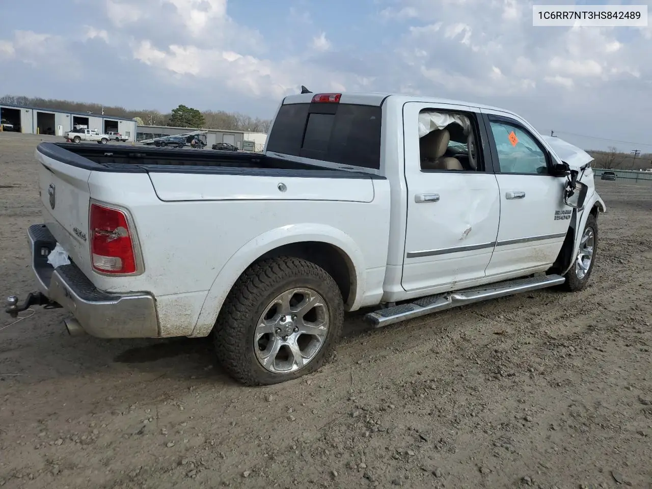 2017 Ram 1500 Laramie VIN: 1C6RR7NT3HS842489 Lot: 48235535