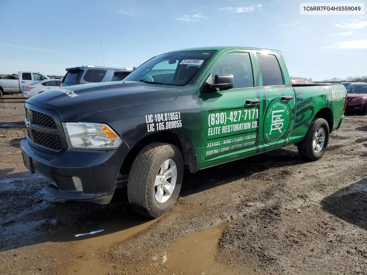 2017 Ram 1500 St VIN: 1C6RR7FG4HS559049 Lot: 51452985