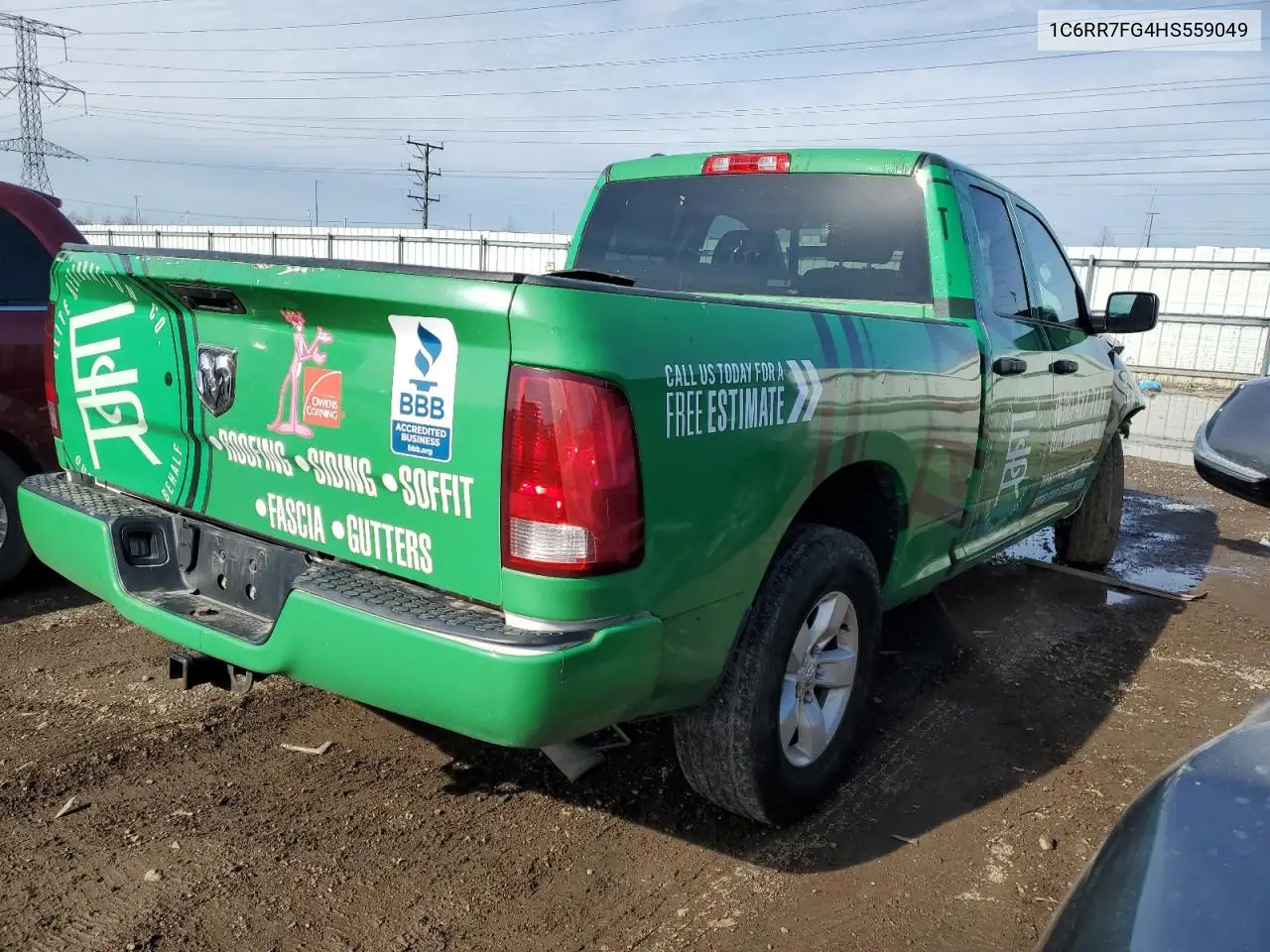 2017 Ram 1500 St VIN: 1C6RR7FG4HS559049 Lot: 51452985