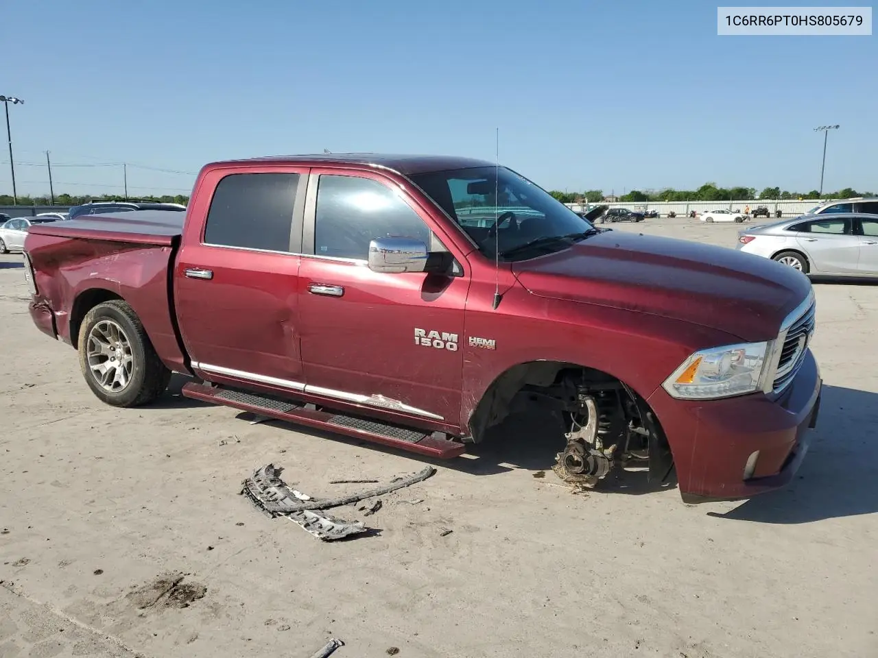 2017 Ram 1500 Longhorn VIN: 1C6RR6PT0HS805679 Lot: 52738255