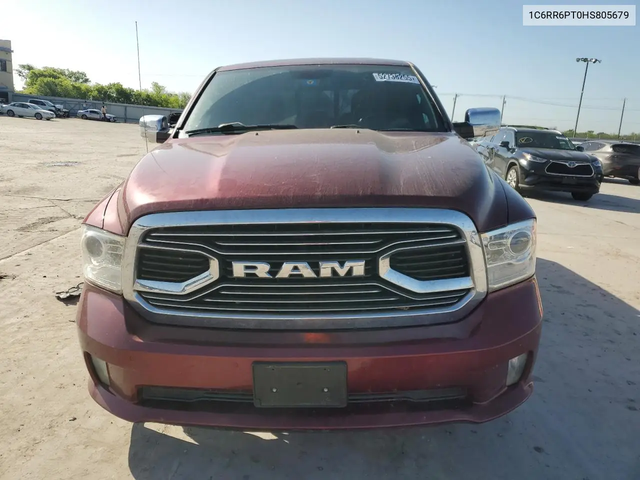 2017 Ram 1500 Longhorn VIN: 1C6RR6PT0HS805679 Lot: 52738255