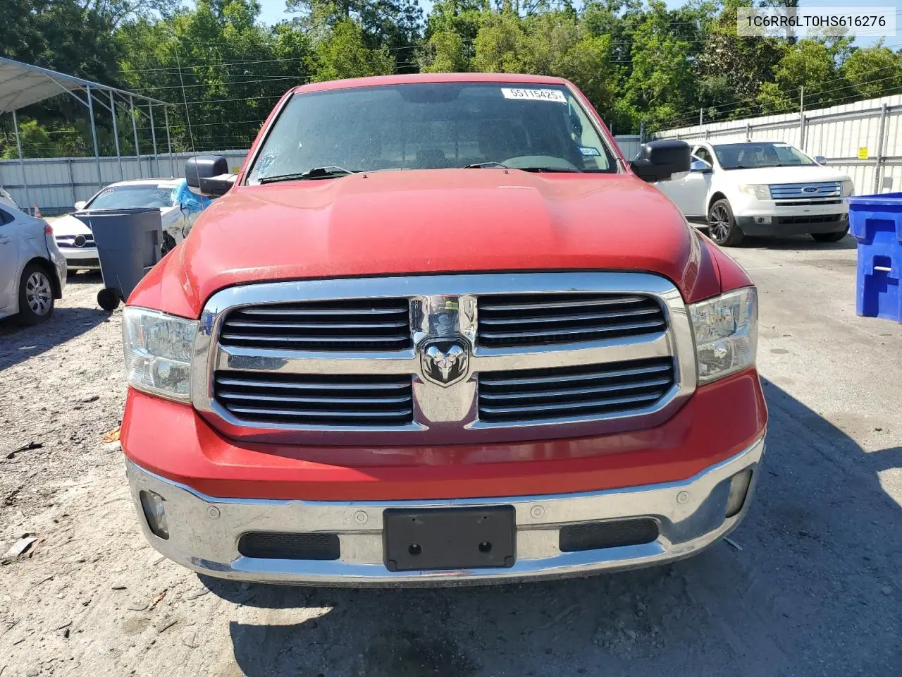 2017 Ram 1500 Slt VIN: 1C6RR6LT0HS616276 Lot: 55115425