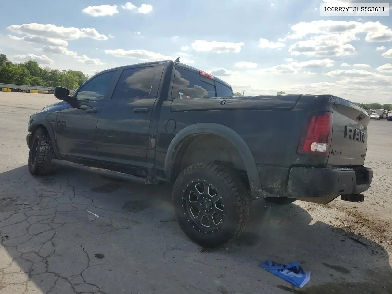 2017 Ram 1500 Rebel VIN: 1C6RR7YT3HS553611 Lot: 56063905