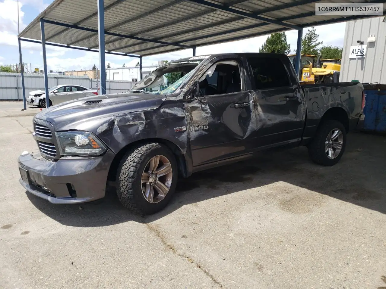 2017 Ram 1500 Sport VIN: 1C6RR6MT1HS637457 Lot: 56231025