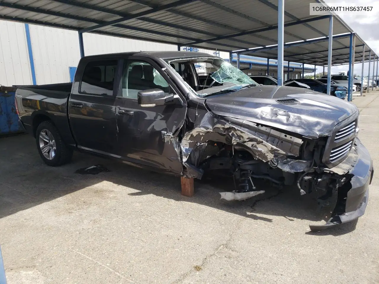 2017 Ram 1500 Sport VIN: 1C6RR6MT1HS637457 Lot: 56231025